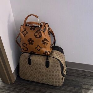 G’s Designer Duffel/Tote Bag /bundle of two